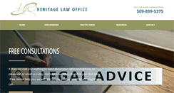 Desktop Screenshot of heritage-law.com